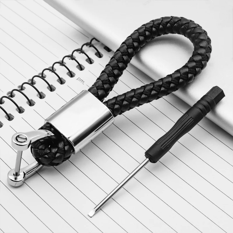 Автомобильный Брелок Кожаный Шнур Пряжка подковы Съемная автомобильные