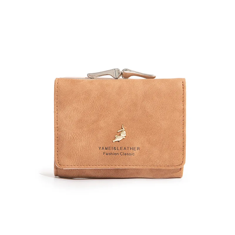 Новинка 2020 Женский кошелек модный короткий и милый с животными Корейская версия