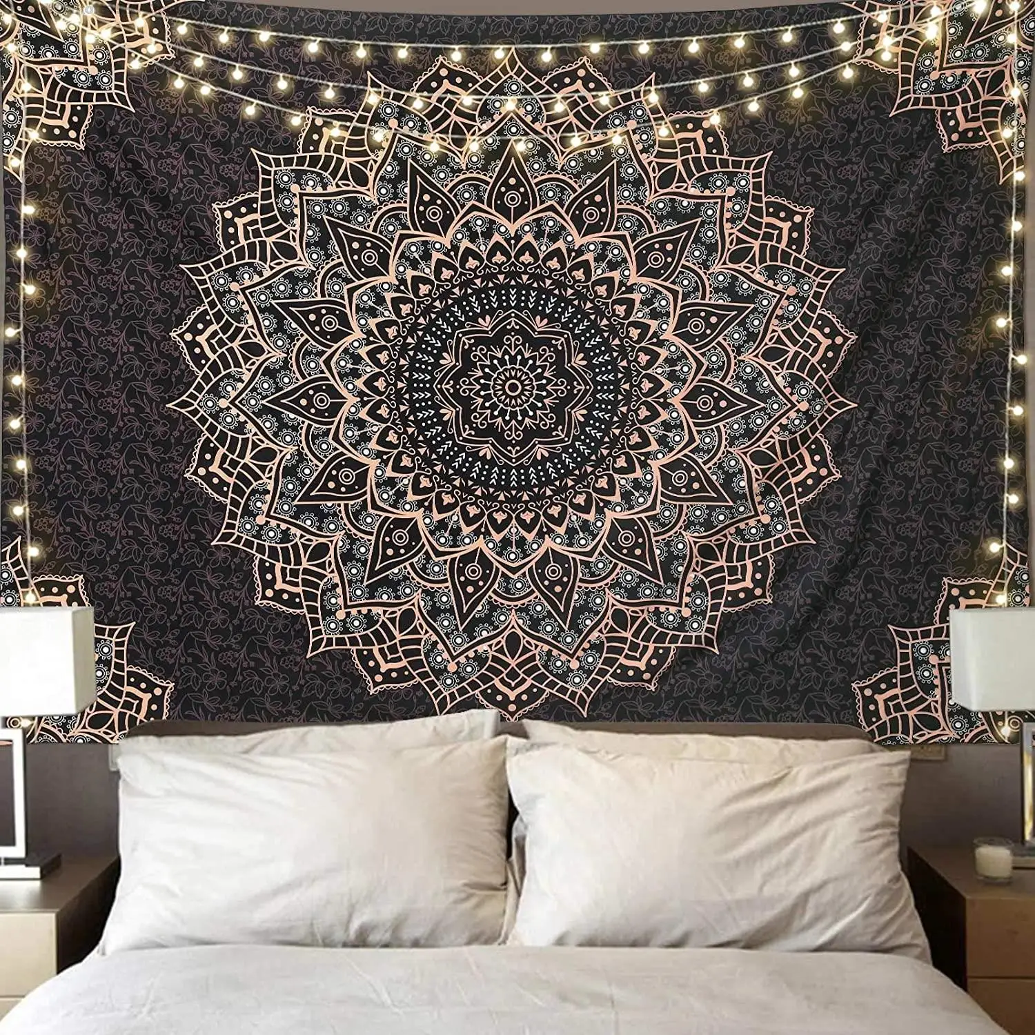 

Boho Dekoration Wohnkultur Mandala Wandteppich Hängen Psychedelic Wandteppich Ästhetischen Indische Hippie Wand Home Decor Wandb