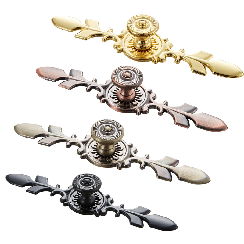 Бронзовые ручки кухонный дверной шкаф цинковый сплав Европейский современный