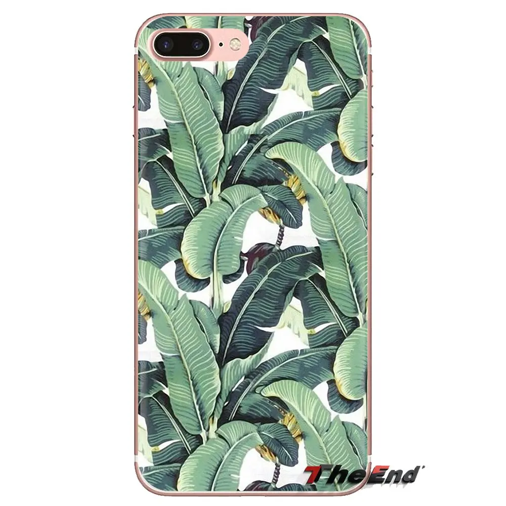 Phone Covers Plantain Banana Leaves Plants For iPhone XS Max XR X 4 4S 5 5S 5C SE 6 6S 7 8 Plus Samsung Galaxy J1 J3 J5 J7 A3 A5 |
