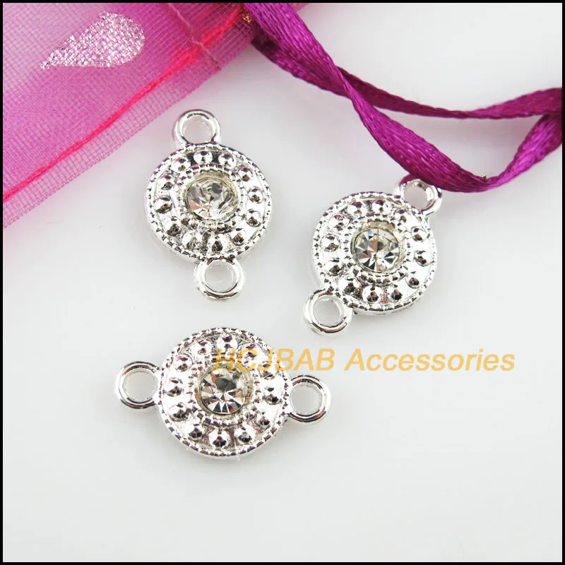 30 шт. Посеребренные Круглые Подвески 11 х18 мм|Шармы| |