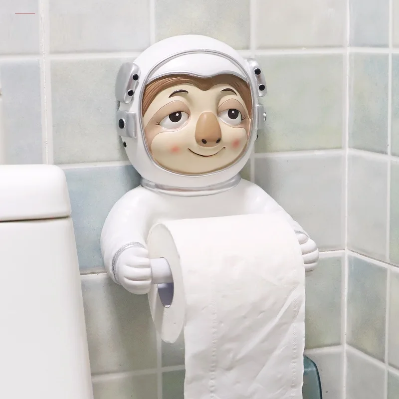 

CREATIVE PUNCH FREE TOILET PAPER HOLDER SPACE SLOTH WALL MOUNTED TOILET PAPER ROLL TOILET HOME WALL DECORATIONS R2807