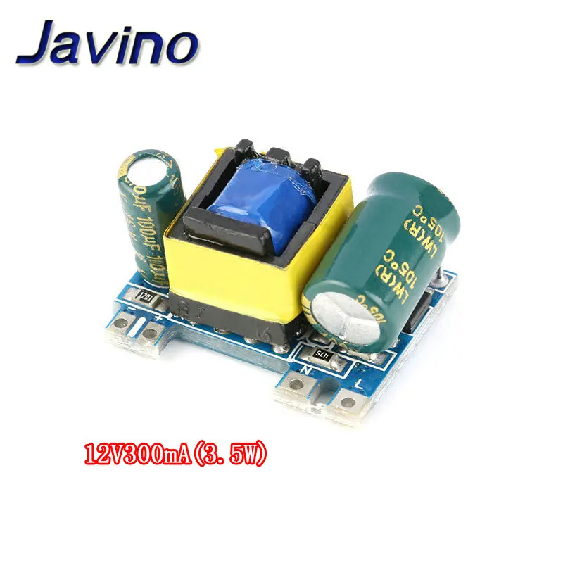 AC-DC 5V 700mA 12V 300mA 3,5 W изолированный выключатель Питание понижающий преобразователь понижающий модуль 220 в свою очередь 5 V/12 V - Color: Gold