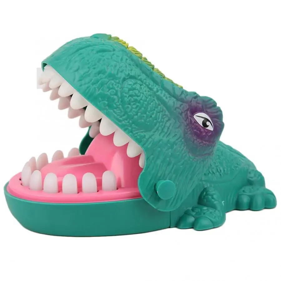 Big Practical Joke Electric Biting Dinosaur Teeth Bite Finger Adult Bar Prank Game Kids Children Funny Education Toys Gift | Игрушки и