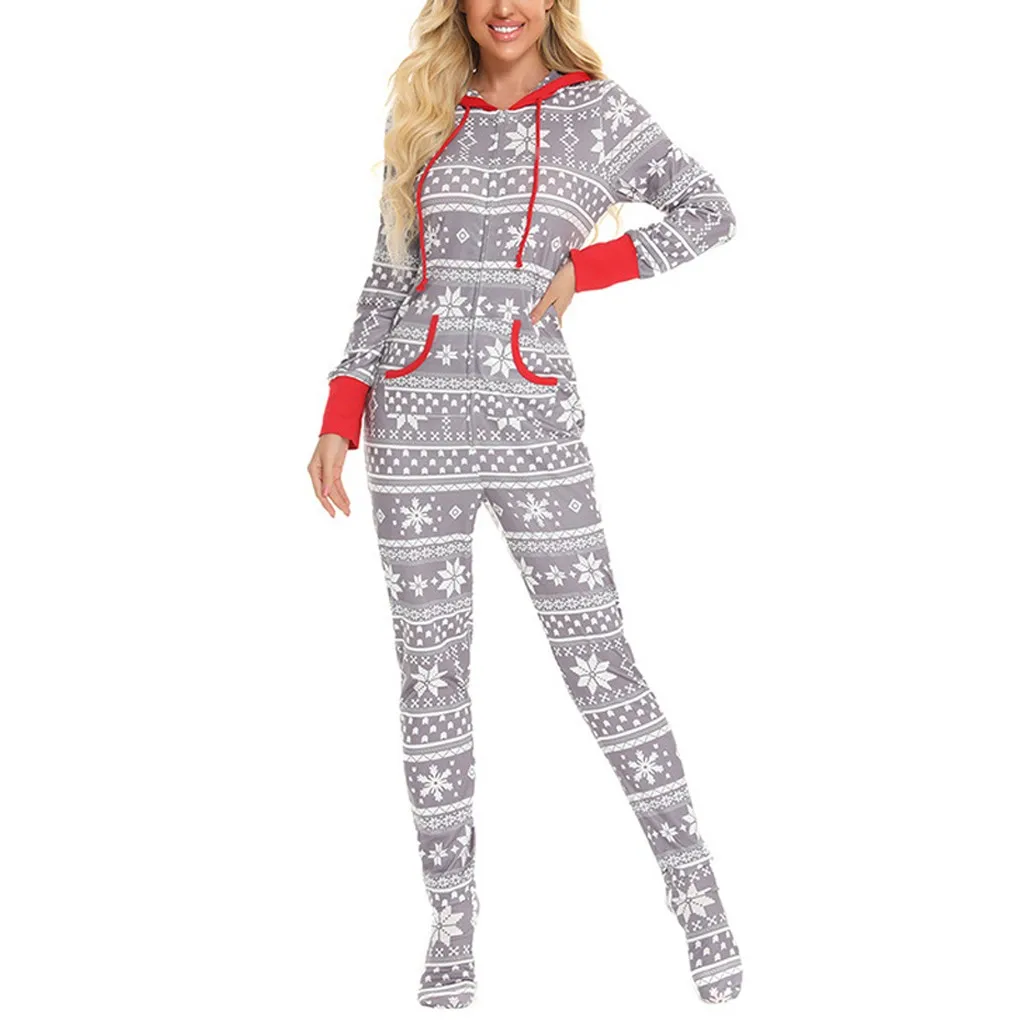 Пижама семейная Рождественская 2020 женская одинаковая Рождественский пижамный