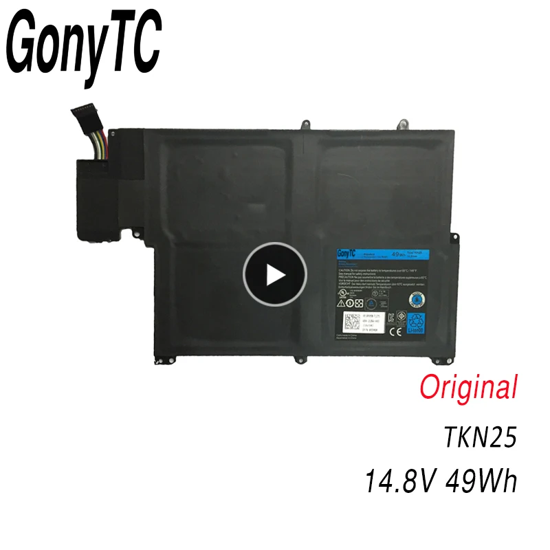 

GONYTC TKN25 RU485 TRDF3 V0XTF VOXTF Original Laptop Battery For Dell INSPIRON 5323 13Z-5323 Vostro 3360 15-3000 3546D
