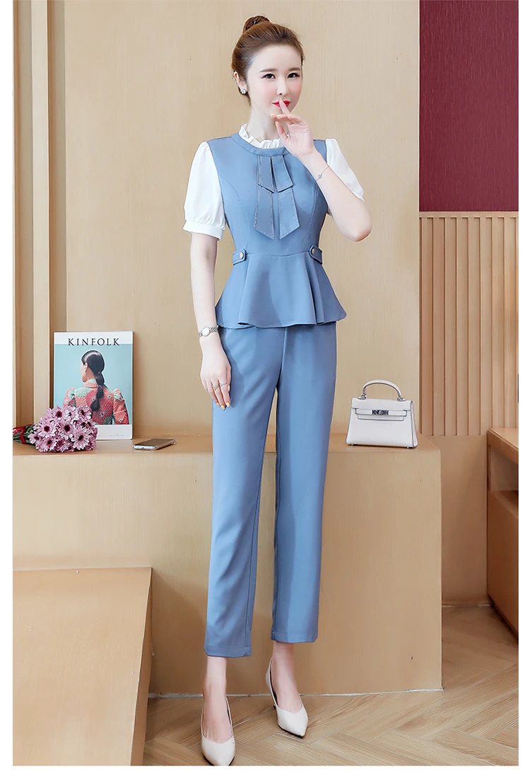 Летняя мода 2020 OL комплект из двух предметов для женщин размера плюс 2xl туника с