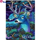 Алмазная живопись, мозаика с мультяшными животными, оленями, полная вышивка своими руками, алмазная вышивка ландшафта, искусственная вышивка крестиком, домашний декор