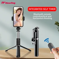q02newly version tripod for phonecan retractable and strong anti vibration integrated selfie sticksuitable android ios mobile
