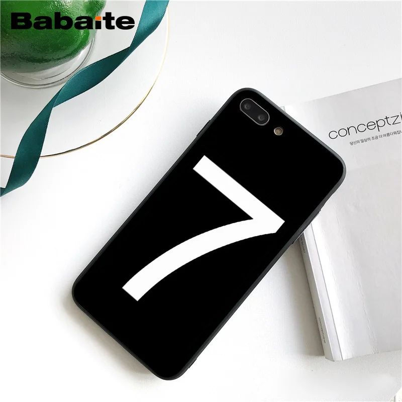 A8 Babaite счастливое число и письмо чехол для телефона для iphone 11 Pro 11Pro Max 8 7 6 6S Plus 5 5S SE XR X XS MAX - Цвет: A8