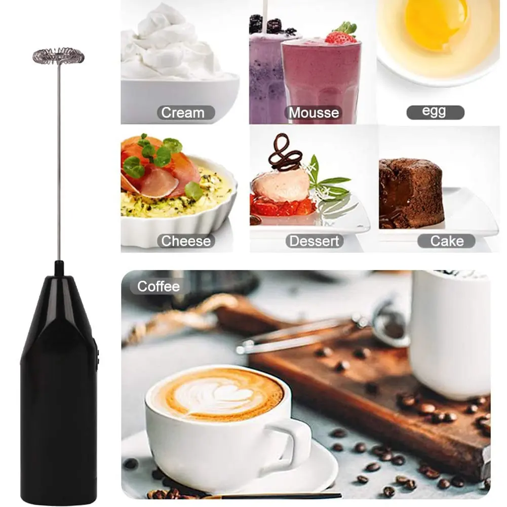 

Baking Tools Kitchen Accessories Handheld Stirrer Portable Milk Drink Coffee Whisk Mixer Electric Egg Frother