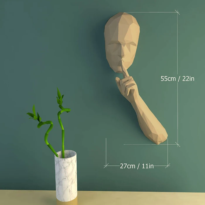 3D Бумага модели бесшумные при ходьбе человек ремесла домашнего библиотека