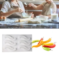 c5ad 12 cavities food grade silicone molds chili shaped 3d baking mould for chocolate cupcake pudding and mousse cakes baking