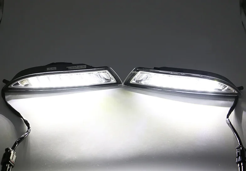 Передние светодиодные боковые габаритные огни для VW Scirocco 2008-2013 желтые указатели