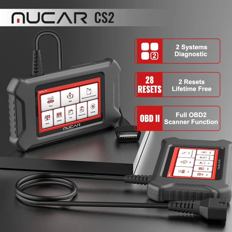 【NEWYEAR700】Диагностический сканер MUCAR CS90 CS99 CS2 OBD2 устройство для считывания кодов