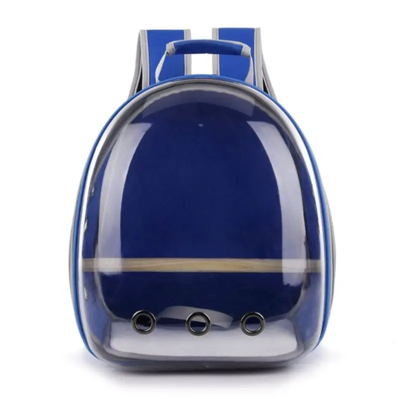 

50LD Pet Parrot Carrier Bird Travel Bag Space Capsule Transparent Backpack Breathable 360 Sightseeing