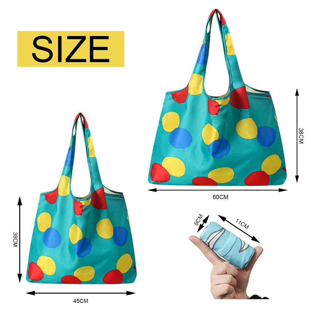 

Grocery Bag Reusable Foldable Shopping Bag Large Multi-Purpose Tote Bags Eco-Friendly Shopping Bags with Long Handles