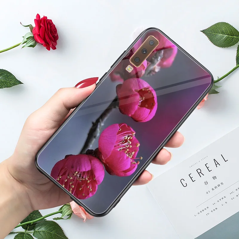 Глянцевый чехол для Samsung Galaxy A70 A50 A10 A30 A20 A40 A6 A8 2018 Plus A7 A9 A3 A5 2016 A10S A20S A30S A50S A20E A51