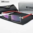 Оправа для очков без оправы Мужская брендовая оправа для очков мужская оправа для очков для близорукости оправа для компьютерных оптических очков ультралегкие очки для женщин