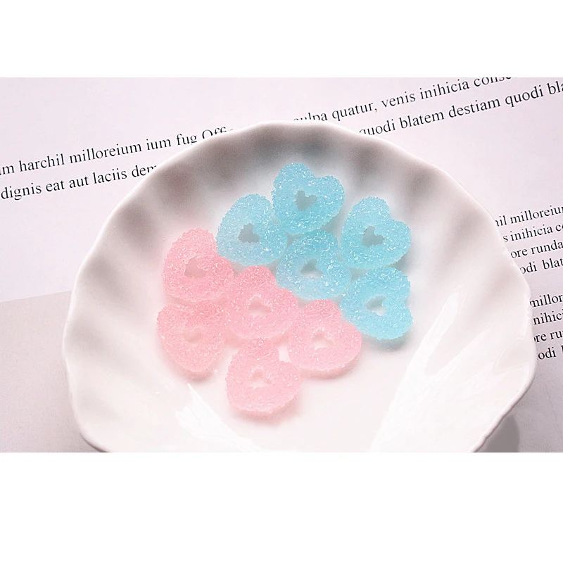 BoxiSlime добавки полимерные сердца амулеты новые милые Kawaii DIY Набор наполнитель для