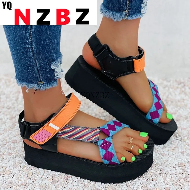 

Summer Vintage Wedges Women's Sandals Summer Style Casual Shoes Retro Woman Sandalias Sapatos De Mujer Mujer