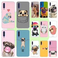 animal cute pug dog soft silicone case for xiaomi mi 12 11 ultra 10 9 8 se 6x a3 poco x3 pro a2 lite cc9 pro cc9e