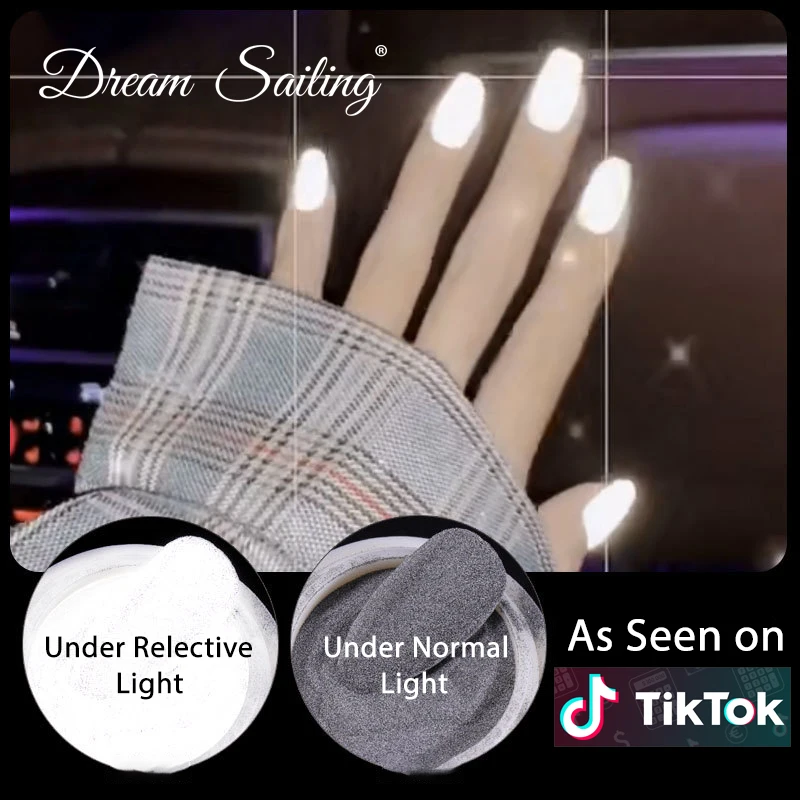 Светящийся в темноте флуоресцентный ноготь блестящий порошок светящийся