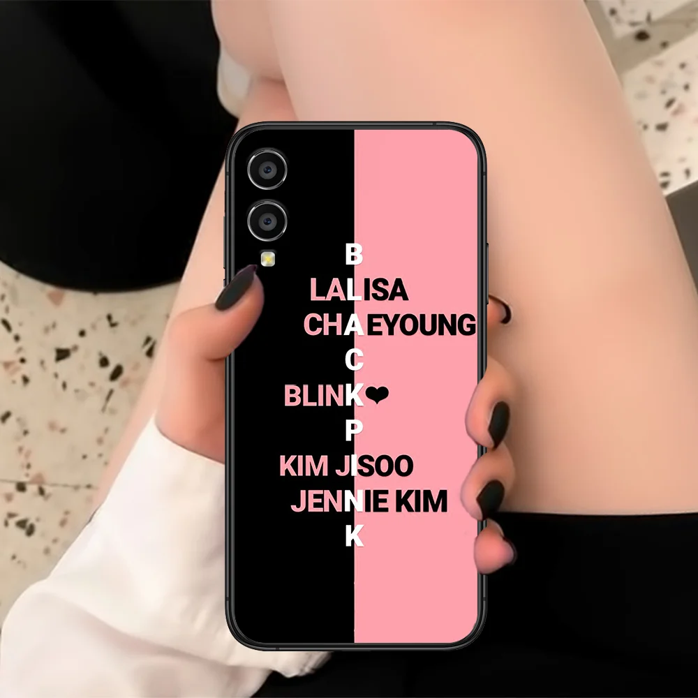 

Blackpinks Kpop Phone Case For Huawei Honor 6 7 8 9 10 A C X I 20 Lite Pro Play Black black Shell Trend Cell Luxury Funda Tpu