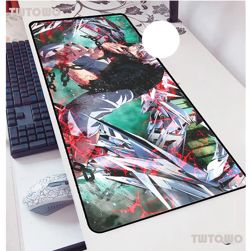 

Tokyo Ghoul Mouse Pads 70x30cm Pad To Mouse Notbook Computer Pad Mouse Naki Gaming Mousepad Gamer To Keyboard Mouse Mats