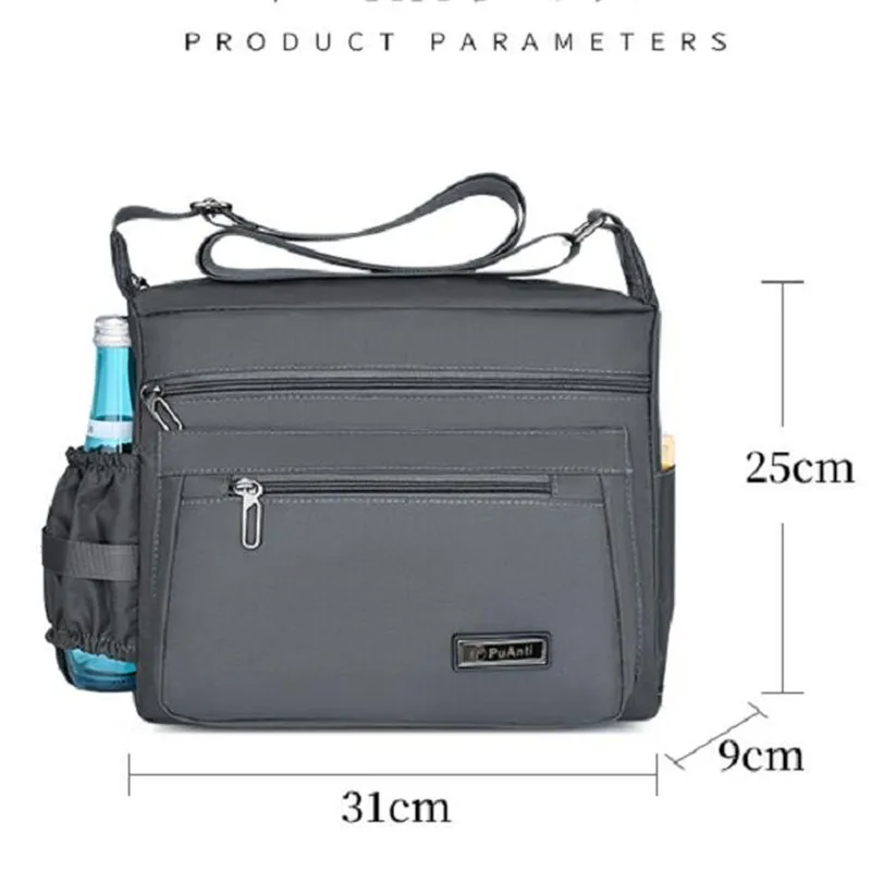 

Travel Shoulder Bag Canvas Casual Tote Crossbody Outdoor Bags Mens Travel School Retro Zipper Top-handle Bag
