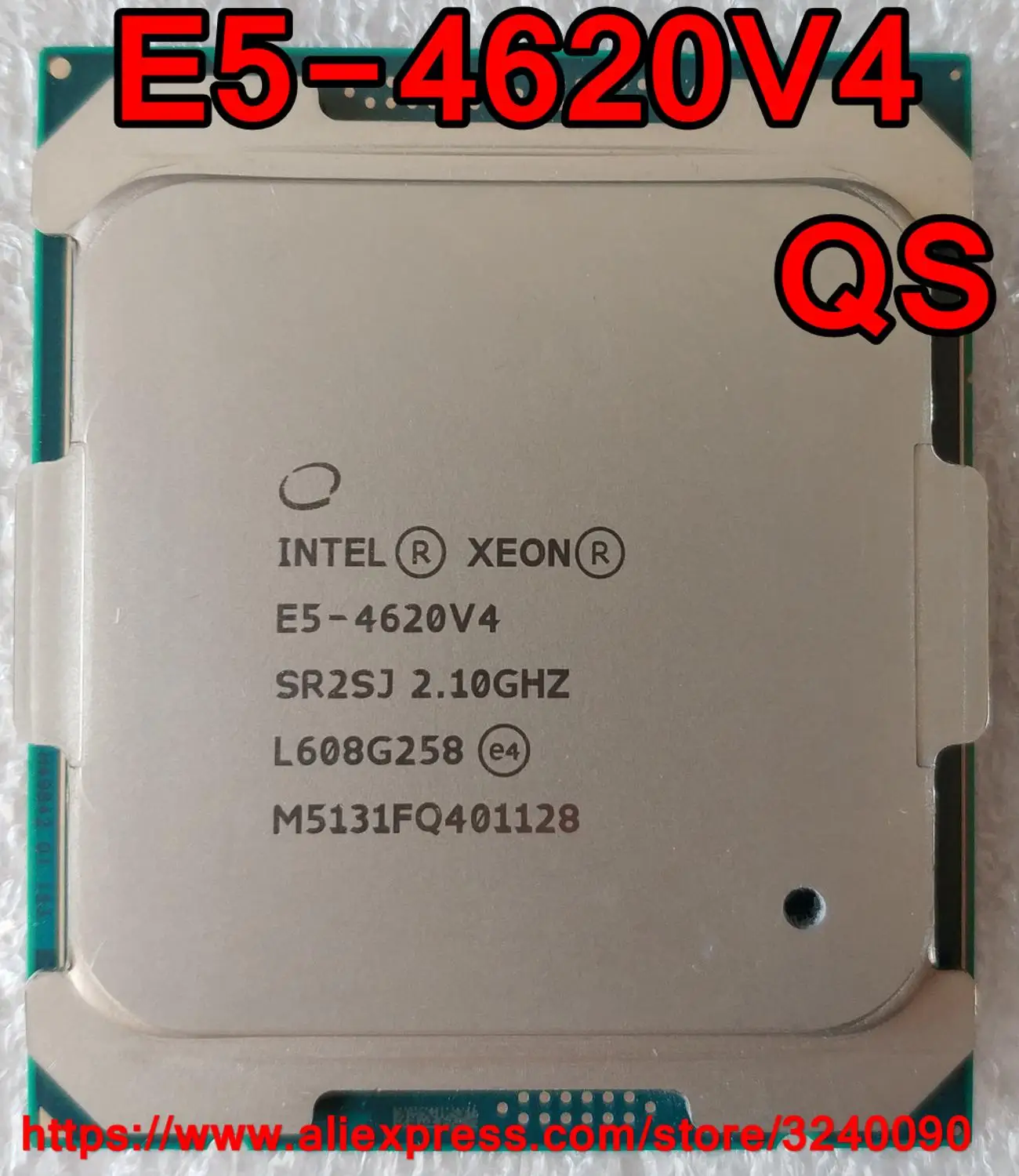 Процессор Intel ЦП Xeon E5-4620V4 QS 2 10 ГГц 10-ядерный 25M LGA2011-3 E5-4620 v4 E5 4620v4 Бесплатная
