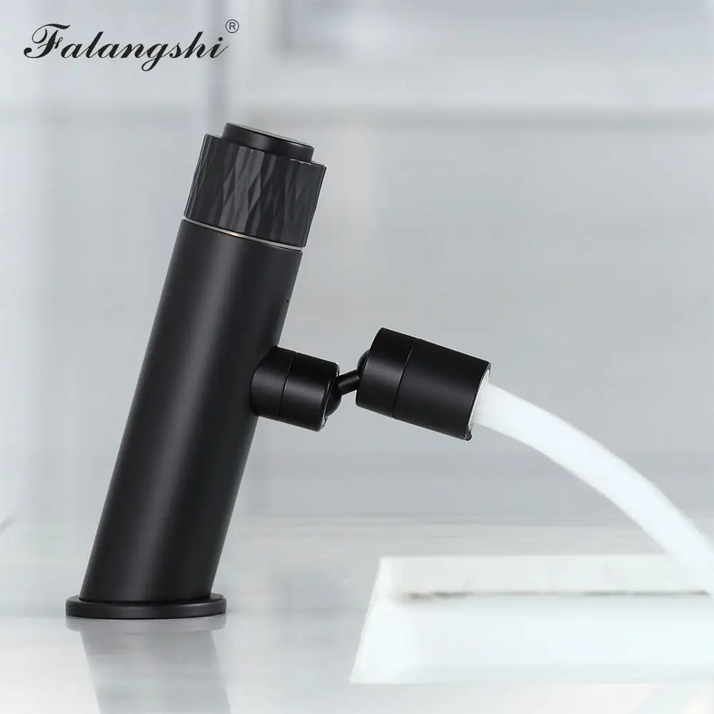 Смесители для раковины матовый черный дизайн с нажимной кнопкой гибкий носик