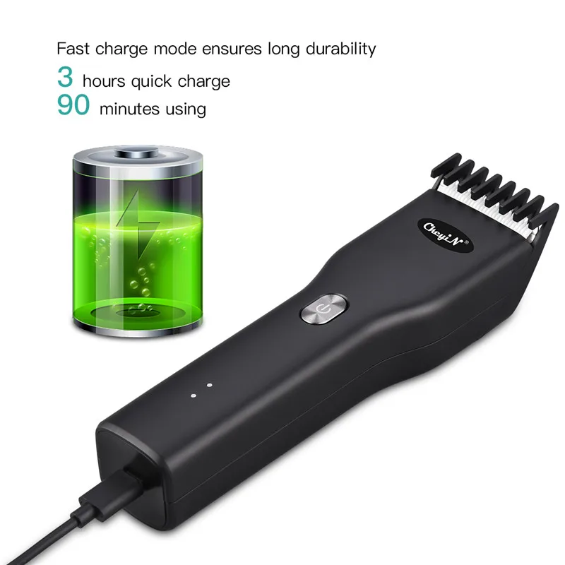 Профессиональный беспроводной триммер для волос перезаряжаемая USB