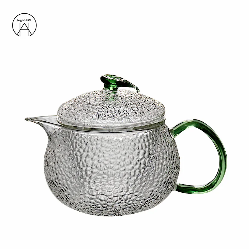 

Термостойкий стеклянный чайник в японском стиле с фильтром-варенный чайник с маленькой чашкой с подогревом