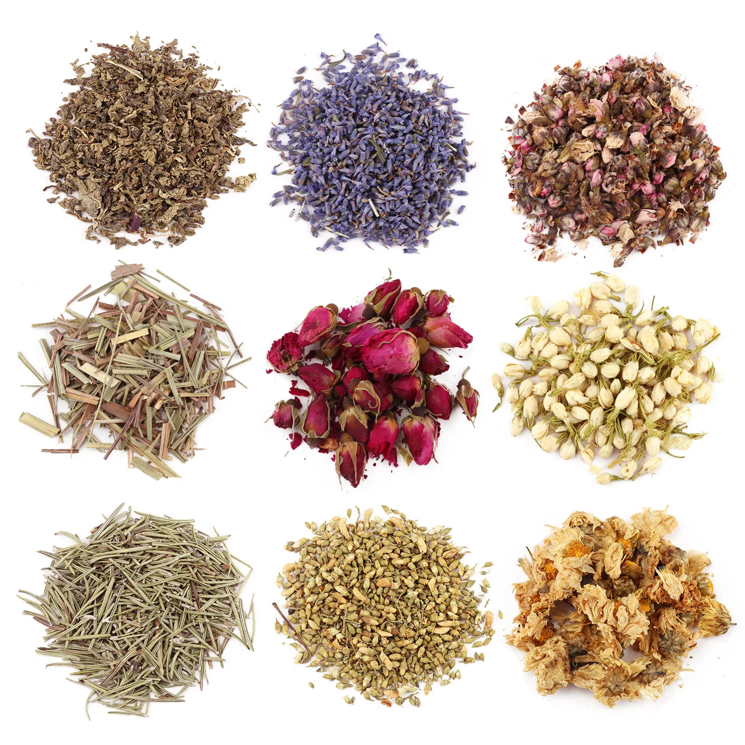 9 Упаковок натуральных сушеных цветочных лепестков для изготовления