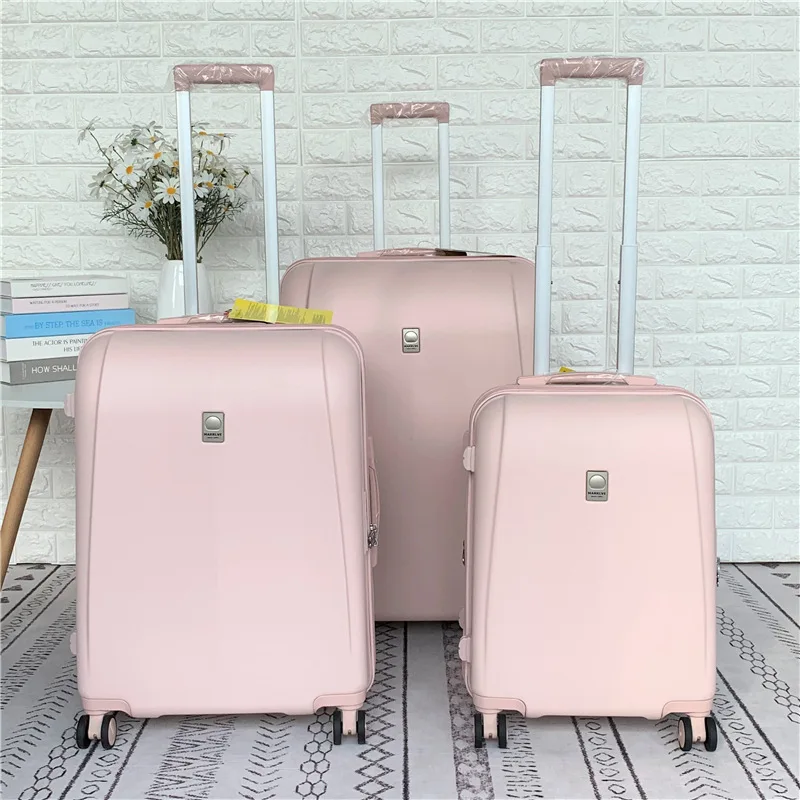 Новый Модный Дорожный чемодан на колесиках высококачественный набор для багажа