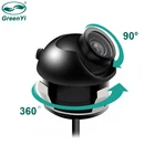 Автомобильная камера заднего вида GreenYi Mini CCD с углом обзора 360 градусов и кабелем переключателя