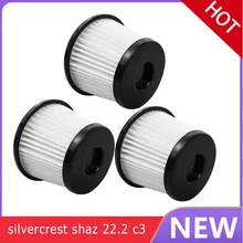 Novo filtro  silvercrest shaz 22.2 c3  acessórios lidar com aspirador de filtro pó peças acessórios