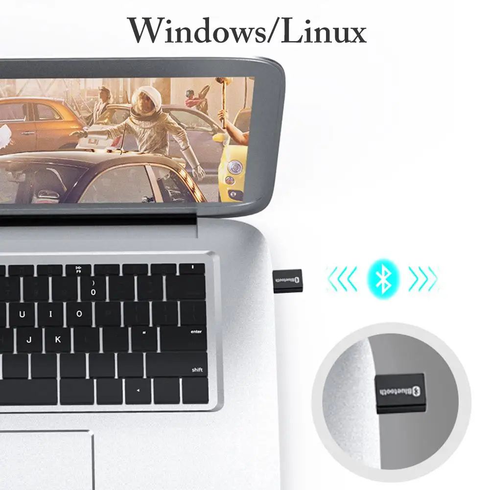 2 в 1 USB Bluetooth 5 0 адаптер аудио передатчик приемник мини ключ беспроводной для