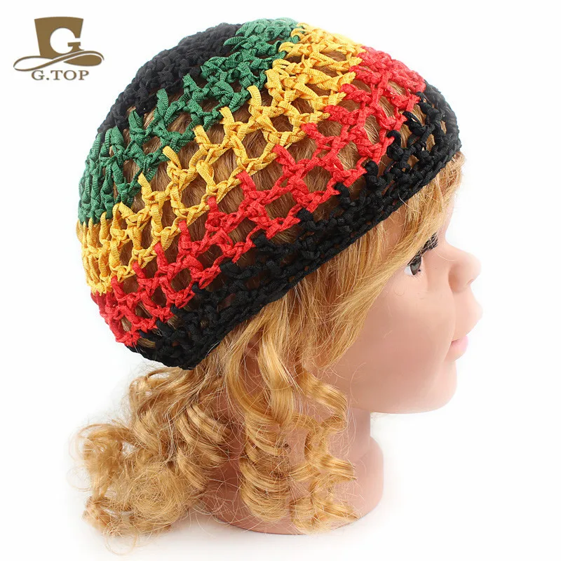Вязаная шапочка Rasta мягкий вискозный снуд для волос детей Накладка сна детский