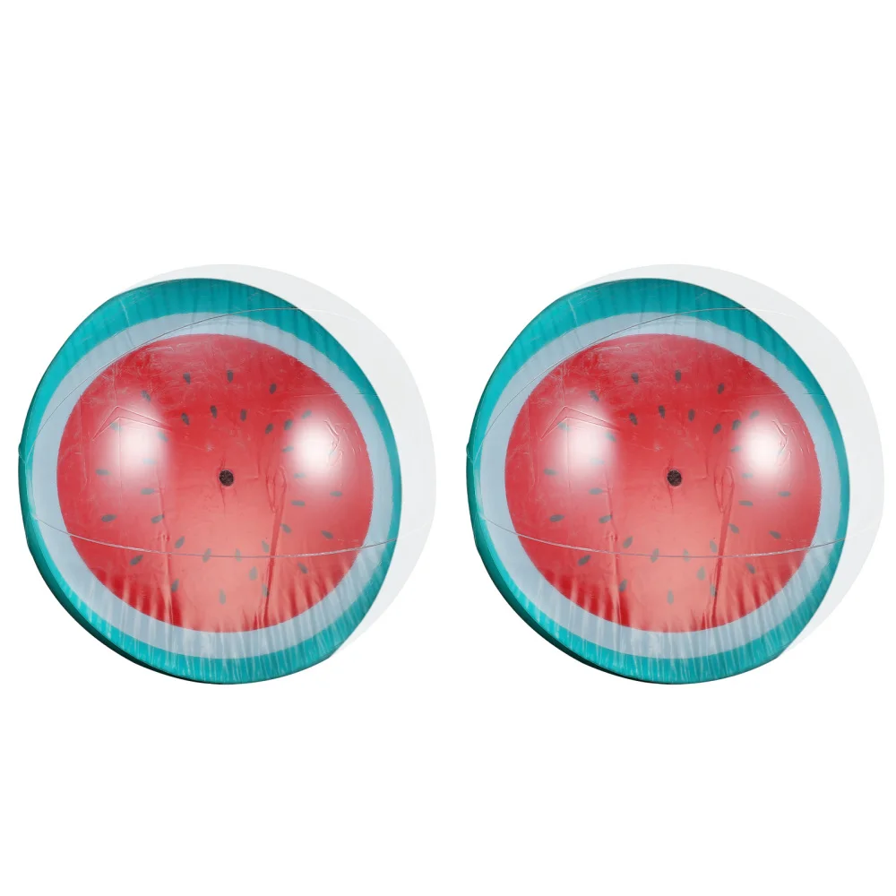 

1 Set 2Pcs Hawaiian Party Beach Balls Inflatable Pool Balls (Assorted Color)