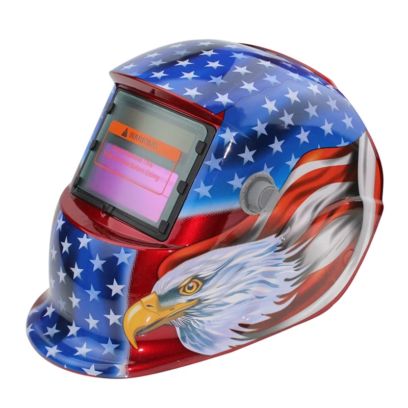 2 шт. Pro Солнечная Сварочная маска Авто затемнение сварочный шлем голова Орла и