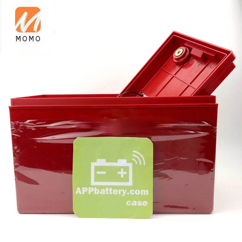 

plastic box for battery 12v 100Ah lithium ion battery box with battery capacity tester for lifepo4 solar storge system