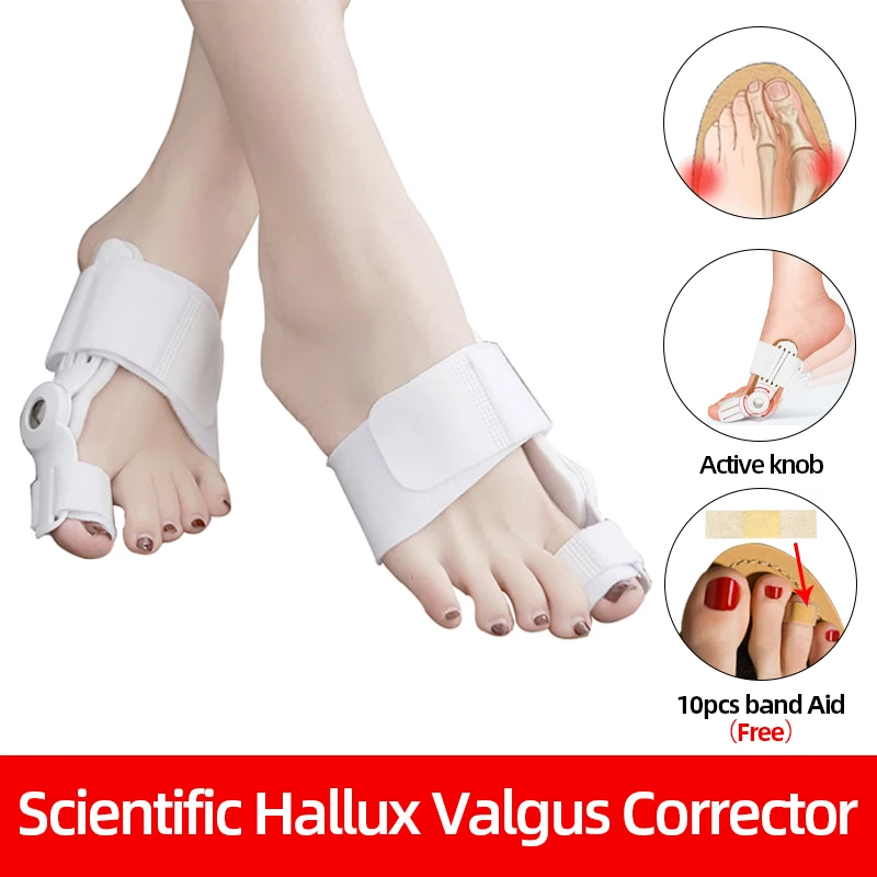 Разделитель большого пальца ног фиксированный ортопедический выпрямитель