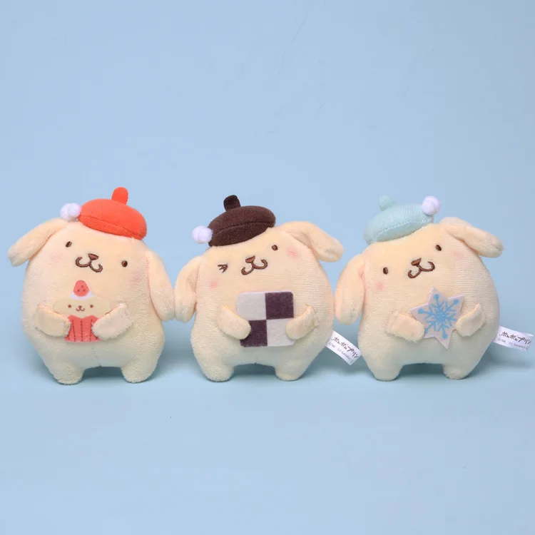 10 см милая плюшевая игрушка Sanrio торт Снежинка Собака пурин собака подвеска