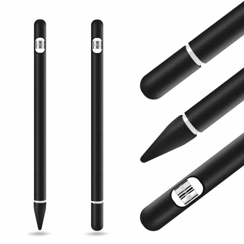 Мягкий силиконовый чехол для Apple Pencil совместимый со стилусом планшета iPad