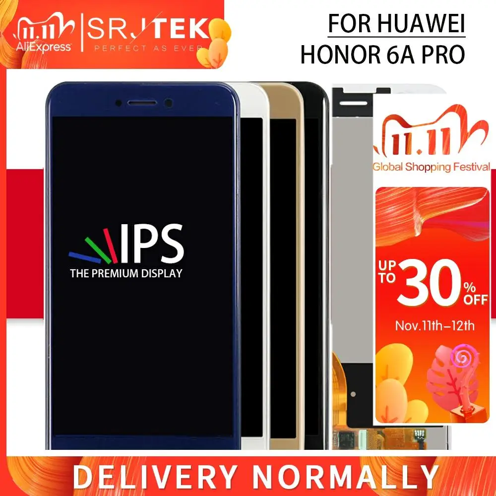 Srjtek для HUAWEI Honor 6A Pro ЖК-дисплей сенсорный экран стеклянная панель запасные части