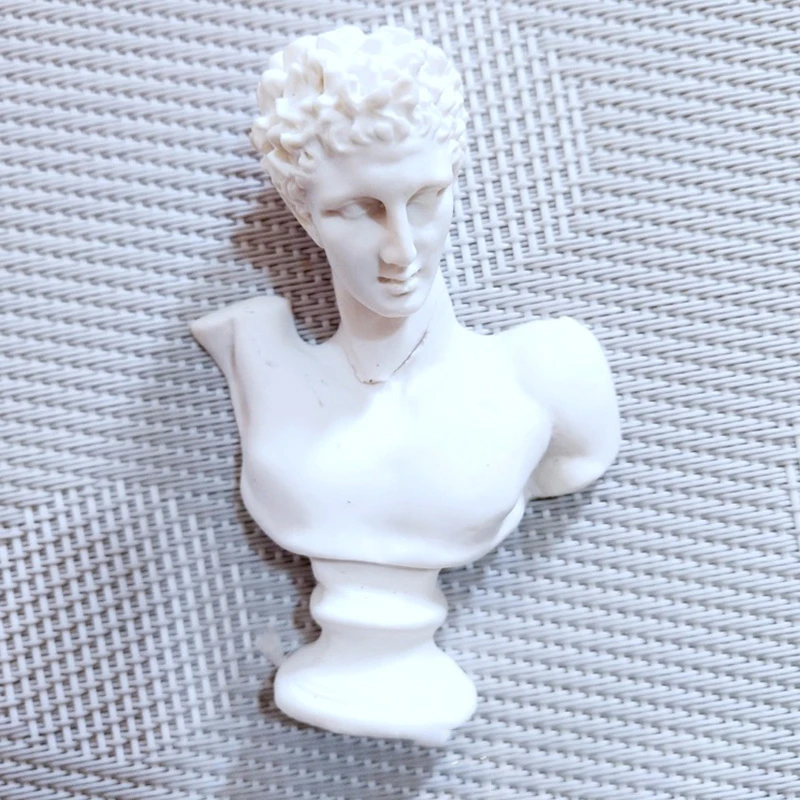 Магнит для холодильника винтажной скульптуры с наклейкой Бетховен, Александр, Бруто, Микеланджело, Аполлон, Римская статуя.