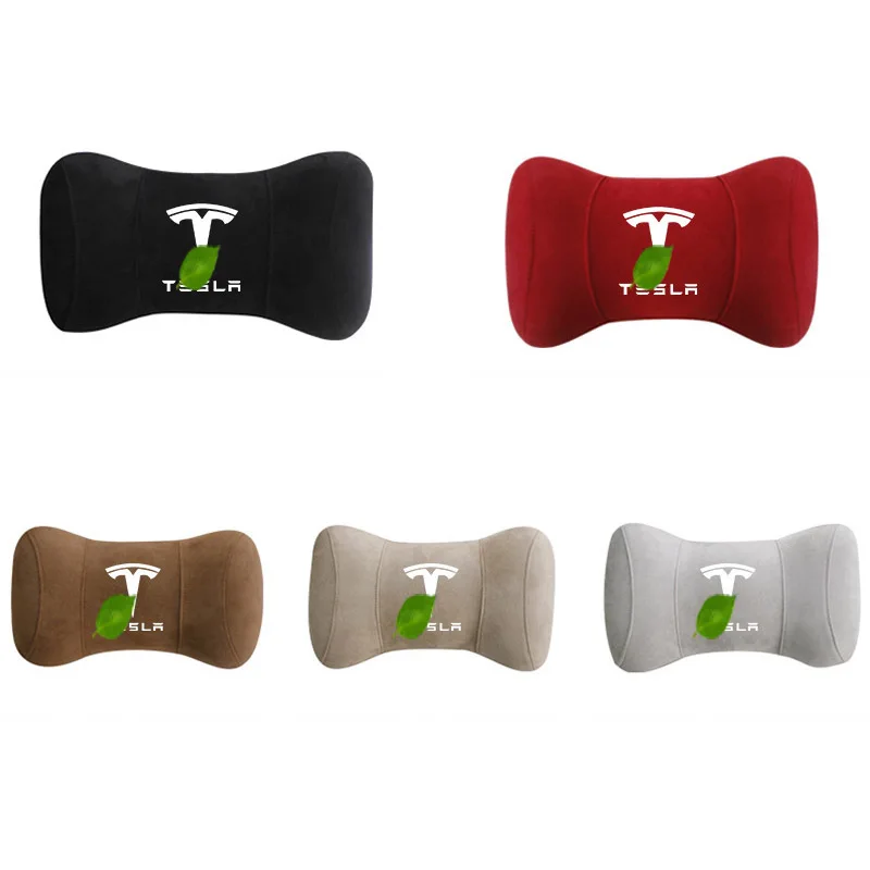 Подушка под голову в машине поддержка шеи для Tesla Model 3 модель S X Стильный уход за